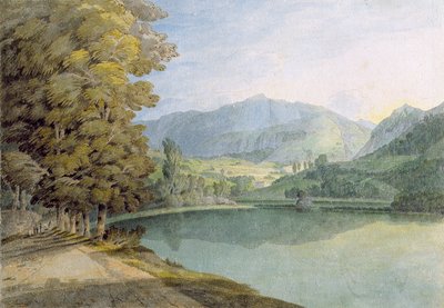 Rydal Water door Francis Towne